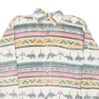 WAVE BOARD Mens Shirt Cream Fair Isle Long Sleeve L Online now