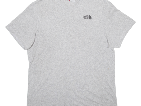 THE NORTH FACE Mens T-Shirt Grey L Discount