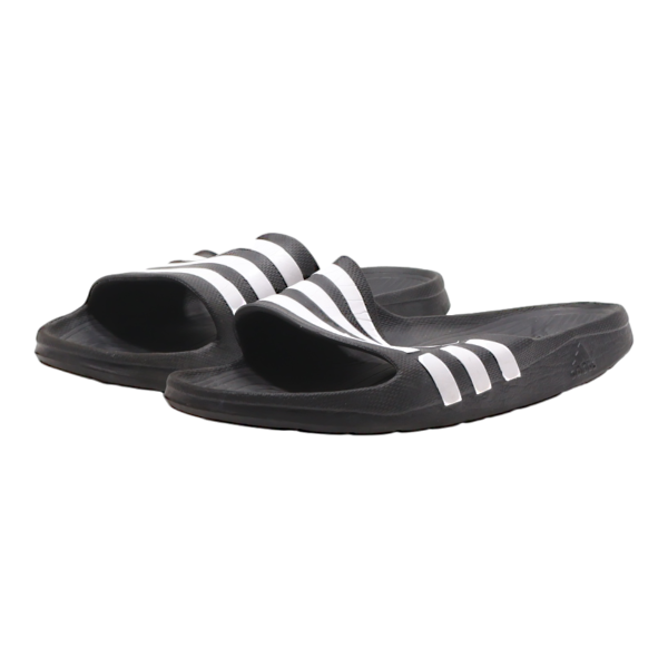 ADIDAS Slider Sandals Black Synthetic Mens UK 10 For Cheap