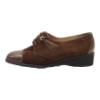 BALLY Derby Shoes Brown Suede Womens UK 5.5 Hot on Sale