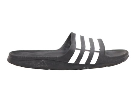 ADIDAS Slider Sandals Black Synthetic Mens UK 10 For Cheap