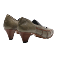 AROLA Court Heels Grey Leather Womens UK 7 on Sale