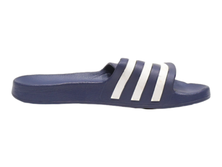 ADIDAS Slider Sandals Blue Synthetic Mens UK 7 Supply