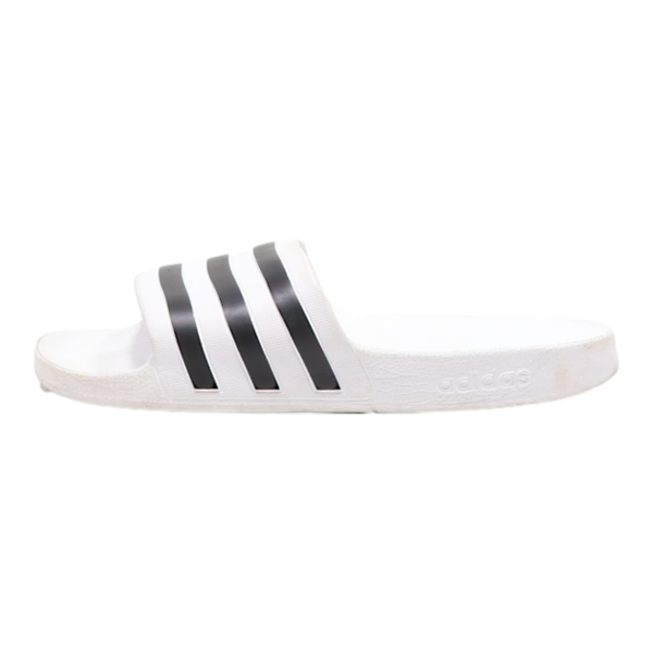 ADIDAS Slider Sandals White Synthetic Mens UK 7 Fashion