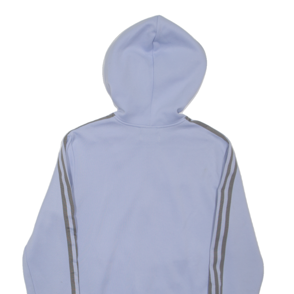 ADIDAS Womens Purple Hoodie Full Zip UK 14 For Cheap