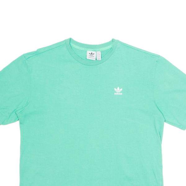 ADIDAS Womens T-Shirt Green UK 10 on Sale