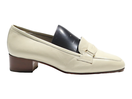 ALEXANDRIA Loafer Shoes Beige Leather Womens UK 3 Sale