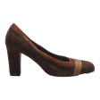 VALLEVERDE Court Heels Brown Leather Womens UK 2 Supply