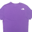 THE NORTH FACE Mens T-Shirt Purple S For Sale