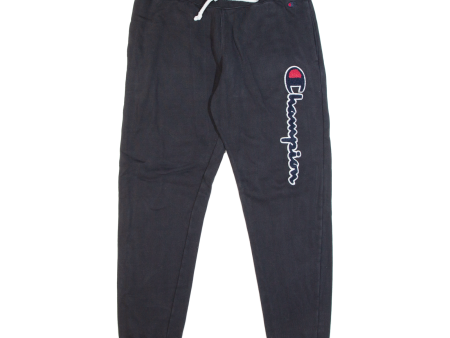 CHAMPION Mens Joggers Black Tapered S W29 L60 on Sale