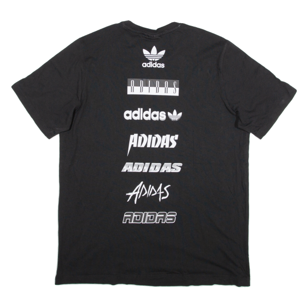 ADIDAS Mens T-Shirt Black XL Sale