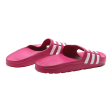 ADIDAS Slider Sandals Pink Synthetic Womens UK 6 Online now