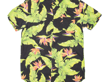 VONZIPPER Mens Shirt Green Floral XL Online Hot Sale