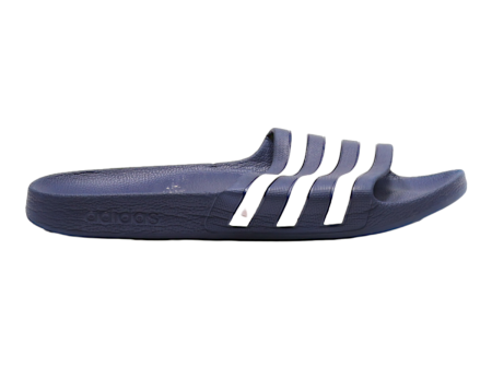 ADIDAS Slider Sandals Blue Synthetic Mens UK 11 Online Sale