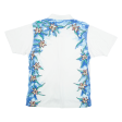 ADIDAS Womens Hawaiian Shirt White Floral M Online now