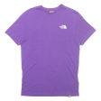 THE NORTH FACE Mens T-Shirt Purple S For Sale