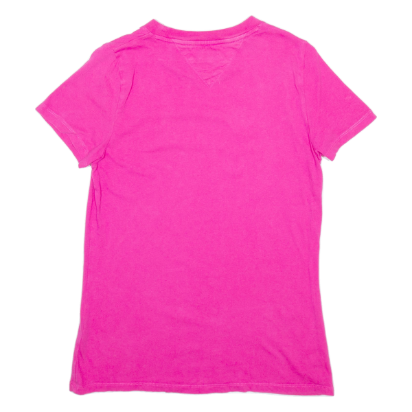 TOMMY HILFIGER Mens T-Shirt Pink S Hot on Sale