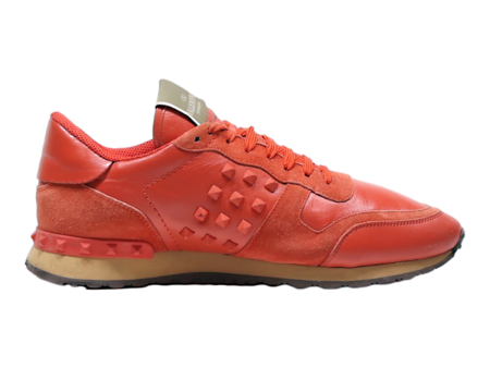 VALENTINO Sneaker Trainers Red Leather Mens UK 9 Discount