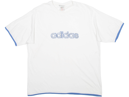 ADIDAS Mens T-Shirt White XL Sale