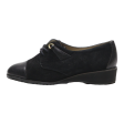 BALLY Derby Shoes Black Suede Womens UK 5 Sale