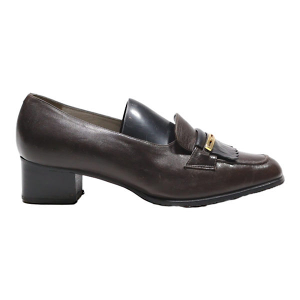 ALEXANDRIA Loafer Shoes Brown Leather Womens UK 4 on Sale