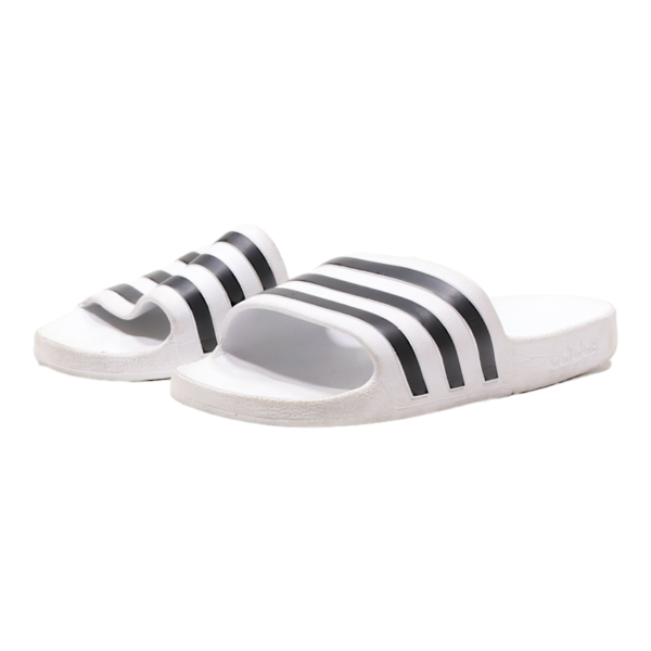 ADIDAS Slider Sandals White Synthetic Mens UK 7 Fashion