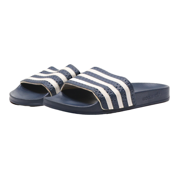 ADIDAS Slider Sandals Blue Synthetic Womens UK 7 Discount