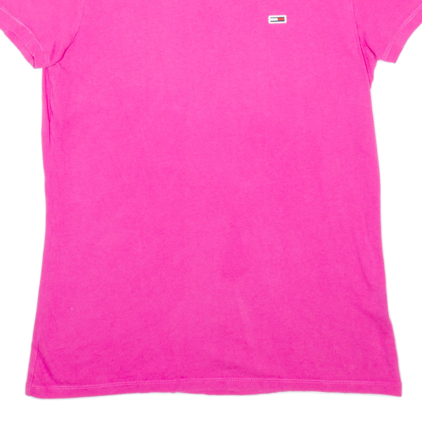 TOMMY HILFIGER Mens T-Shirt Pink S Hot on Sale