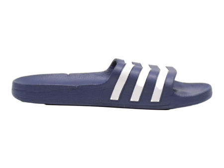 ADIDAS Slider Sandals Blue Synthetic Mens UK 8 Fashion