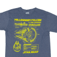 STAR WARS Mens T-Shirt Blue L Hot on Sale