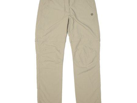 46N Outdoor Detachable Leg Mens Trousers Beige Regular Straight W32 L32 For Sale