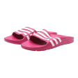 ADIDAS Slider Sandals Pink Synthetic Womens UK 6 Online now