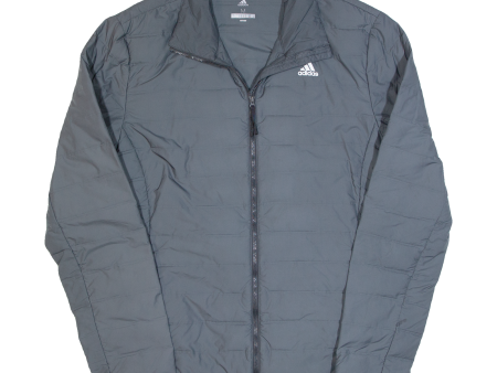 ADIDAS Lightweight Mens Puffer Jacket Grey M Online Hot Sale