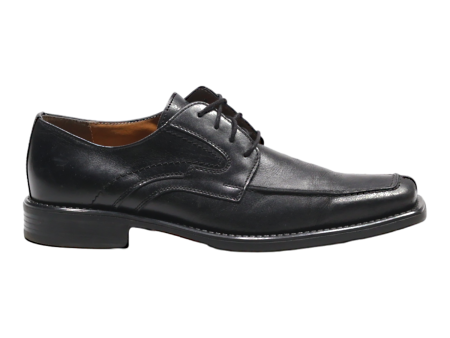 BATA Derby Shoes Black Leather Mens UK 7.5 For Cheap