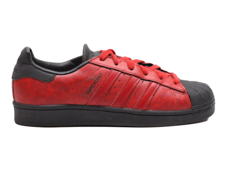 ADIDAS Superstar Sneaker Trainers Red Leather Mens UK 5.5 Online now