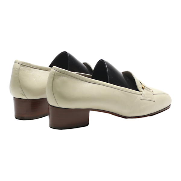 ALEXANDRIA Loafer Shoes Beige Leather Womens UK 3 Sale