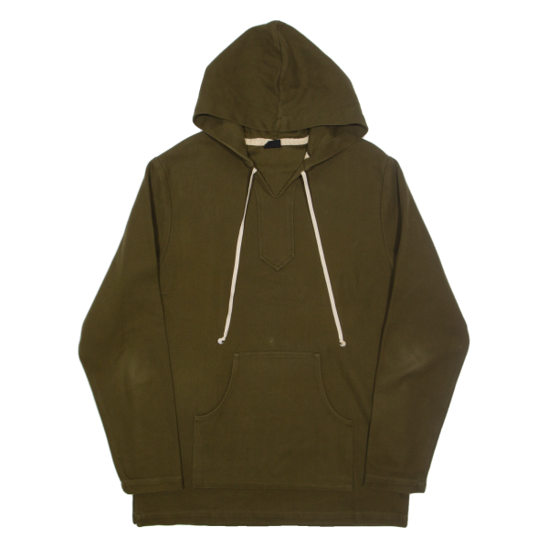 WELCOME STRANGER Mens Green Hoodie L Online now