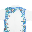 ADIDAS Womens Hawaiian Shirt White Floral M Online now