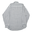 WORLD OF BASIC Mens Shirt Grey Check Long Sleeve M Hot on Sale