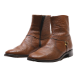 STUART MCGUIRE Ankle Boots Brown Leather Mens UK 7 Online