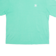 ADIDAS Womens T-Shirt Green UK 10 on Sale