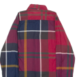 BARBOUR Tailored Fit Mens Shirt Red Plaid Long Sleeve S Sale