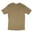 TEXTILES VERTRAUEN Mens T-Shirt Green Short Sleeve L Online Sale