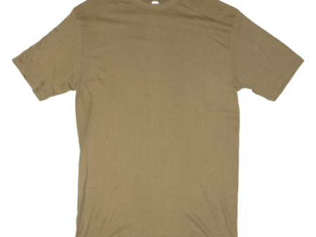 TEXTILES VERTRAUEN Mens T-Shirt Green Short Sleeve L Online Sale