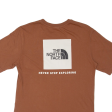 THE NORTH FACE Womens T-Shirt Brown S Fashion