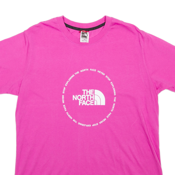 THE NORTH FACE Womens T-Shirt Pink M Sale