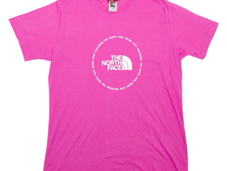 THE NORTH FACE Womens T-Shirt Pink M Sale