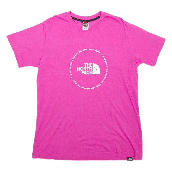 THE NORTH FACE Womens T-Shirt Pink M Sale