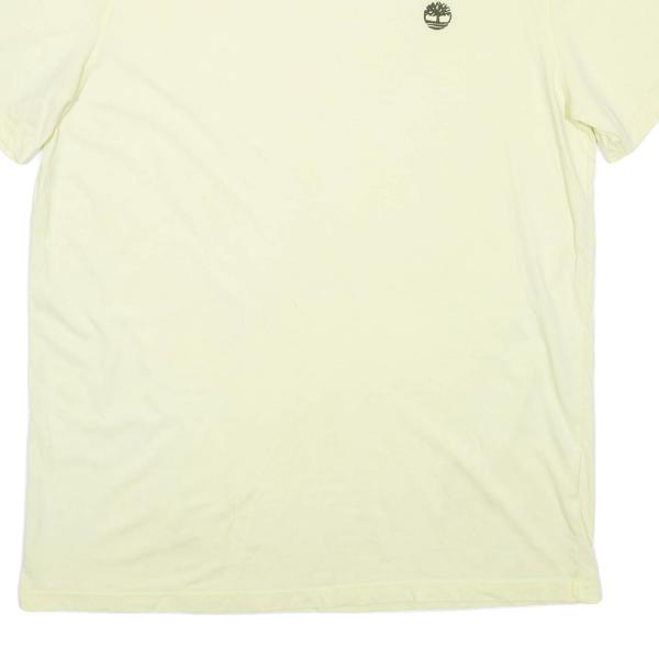 TIMBERLAND Mens T-Shirt Yellow L For Cheap