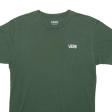 VANS Classic Fit Mens T-Shirt Green S Cheap